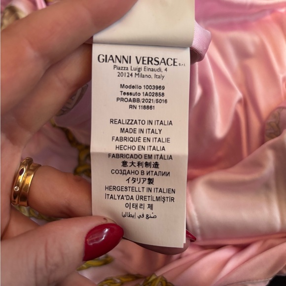 Versace gold chain print bodysuit size 40 - Picture 9 of 9